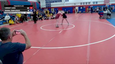207 lbs Finals (2 Team) - Lindsay Laws, Lock Haven University vs Gemma Templeman, Emmanuel University
