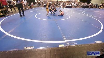 37-43 lbs Rr Rnd 1 - Adelaide Wilbur, Predator Wrestling vs Emmett Casey, Fort Polk Wrestling Club