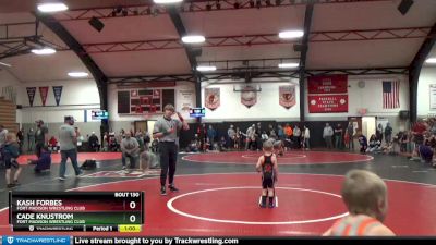 1 lbs Cons. Semi - Kash Forbes, Fort Madison Wrestling Club vs Cade Knustrom, Fort Madison Wrestling Club