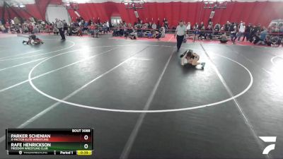 92 lbs Cons. Round 3 - Rafe Henrickson, Freedom Wrestling Club vs Parker Schenian, X-Factor Elite Wrestling