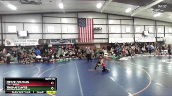 68 lbs Quarterfinal - Pierce Coleman, Team Prestige vs Thomas Davies, Shootbox Wrestling Club