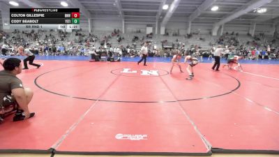 126 lbs Rr Rnd 1 - Colton Gillespie, University Hawks Wrestling Club vs Cody Seabolt, Yeti: Special Forces