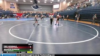 126 lbs Round 2 - Brandon Runhaar, Austin Vandegrift vs Trey McDonald, Memphis University School