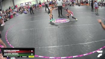 58/61/64 Round 1 - Nathan Markham, Bison Takedown Club vs Aleysha Mendez, Reverence Wrestling Club