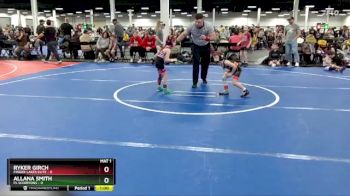40 lbs Round 1 (10 Team) - Allana Smith, FL Scorpions vs Ryker Girch, Finger Lakes Elite