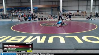 84 lbs Semifinal - Maxx Watson, Sandpoint Legacy Wrestling vs Kaycen Cutler, Bonneville Wrestling