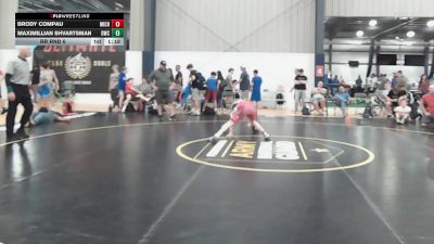 109 lbs Rr Rnd 6 - Brody Compau, Michigan Premier Red - BHS vs Maximillian Shvartsman, DoughBoy WC - BHS