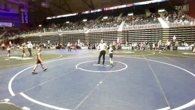 50 lbs Semifinal - Zander Enciso, Casper WC vs Knox Kafer, Matpac Wrestling ND