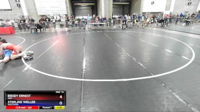 144 lbs Quarterfinal - Brody Ernest, AWA vs Sterling Weller, Wisconsin