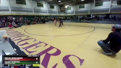 75 lbs Cons. Round 4 - Oscar Hernandez, Gering Wrestling Club vs Kacen Huisman, Legends Of Gold