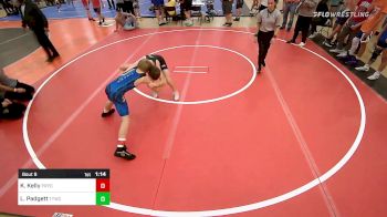 98 lbs Quarterfinal - Kaleb Kelly, Pryor Tigers vs Lane Padgett, Team Tulsa Wrestling Club