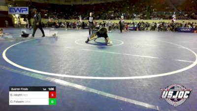 112 lbs Quarterfinal - Braden Heath, Piedmont vs Dax Folsom, Open Mats