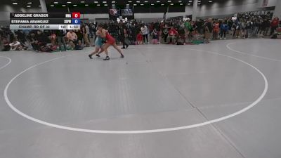 170 lbs Champ. Rd Of 32 - Addeline Graser, Nebraska Wrestling Academy vs Stefania Aranguiz, South Central Punisher Wrestling