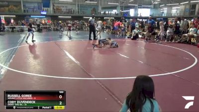 55 lbs Round 8 (10 Team) - Max Golden, Short Time WC vs Jace Fennessey, SVRWC Black