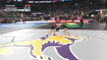 Cons. Round 3 - Teagen Berg, West Point-Beemer vs Amber Hodges, Elm Creek