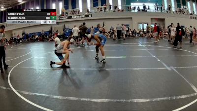 120 lbs 3rd Place Match - Ayden Felix, Camden Outsiders vs D`Angelo Gil, Red Knight Wrestling