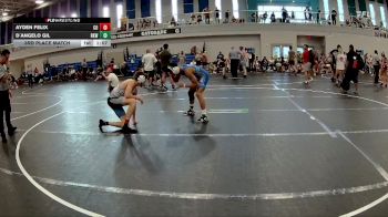 120 lbs 3rd Place Match - Ayden Felix, Camden Outsiders vs D`Angelo Gil, Red Knight Wrestling