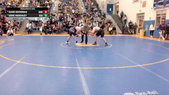 285 lbs Quarterfinal - Gene Hershley, Glenrock vs Gage Gromman, Burns/Pine Bluffs