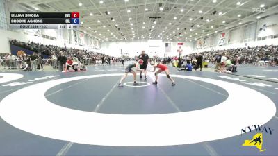 107 lbs Champ. Round 1 - Brooke Agnone, Club Not Listed vs Lillian Sikora, Quaker Wrestling Club