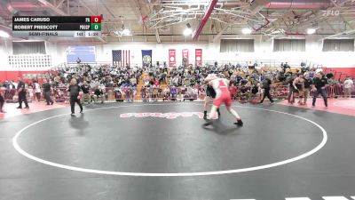 285 lbs Semifinal - James Caruso, Pinkerton Academy vs Robert Prescott, Prospect Mountain