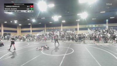 61 lbs Quarterfinal - Adrian Morales, So Cal Hammers vs Miguel Duarte, GomezBrothersGrapplingAcademy
