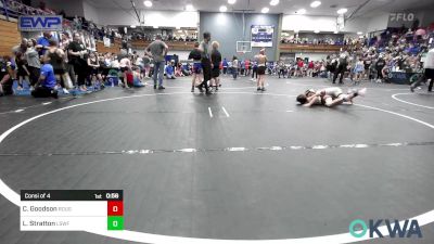 67 lbs Consi Of 4 - Crew Goodson, Rough Riders vs Leilan Stratton, Lone Star Wrestling Federation