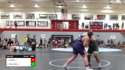 285 lbs Cons. Round 3 - Ian Kuehl, McKendree vs Lloyd Reynolds, UW-Parkside