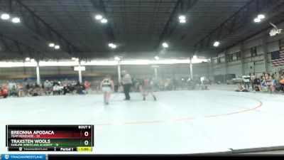 110 lbs Finals (8 Team) - Breonna Apodaca, Team Renegade vs Traxsten Wools, Sublime Wrestling Academy