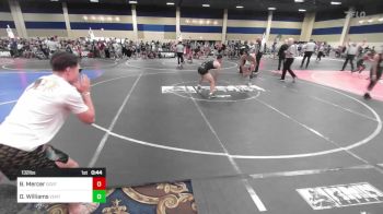 132 lbs Consi Of 4 - Brady Mercer, Ocrtc vs Daniel Williams, Vento Aureo