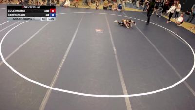 Champ. Round 4 - Cole Huerta, Anoka Wrestling vs Kaden Crain, Stillwater Area Wrestling