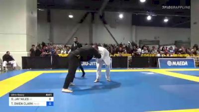 DALLAS JAY NILES vs TRAVIS OWEN CLARK 2021 World Master IBJJF Jiu-Jitsu Championship