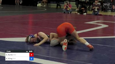 123 lbs Final - Chloe Ayres, Princeton vs Katrina Kling, Stevens