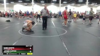 160 lbs Round 3 - Jayden Aleman, Miami Elite vs Gabe Martin, PA Alliance