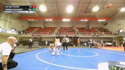 80-82 lbs Rr Rnd 5 - ADA BELL WILDER, Sallisaw Takedown Club vs Timberlyn Edwards, Runestone