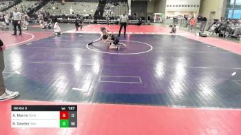 85 lbs Rr Rnd 3 - Aiden Morris, Doughboy vs Brycen Dawley, Roundtree Wrestling Academy Black