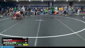 110 lbs Round 1 (8 Team) - Isaac Novod, Doughboys vs Jacob De La Torre, Virginia Team Predator