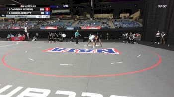 131 lbs Semifinal - 1 Carolina Moreno, Southern Oregon vs 5 Jumoke Adekoye, Dickinson State