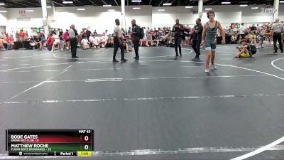 138 lbs Round 1 (6 Team) - Matthew Roche, Flickr Boyz Batarangs vs Bode Gates, Spear Mat Club