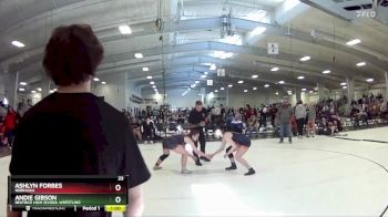 143 lbs Cons. Semi - Andie Gibson, Beatrice High School Wrestling vs Ashlyn Forbes, Nebraska