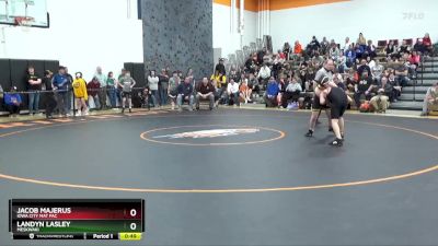 128 lbs Round 3 - Landyn Lasley, Meskwaki vs Jacob Majerus, Iowa City Mat Pac