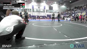 60 lbs Final - Axel Gregory, Tulsa Blue T Panthers vs Braven Tabbytite, HURRICANE WRESTLING ACADEMY