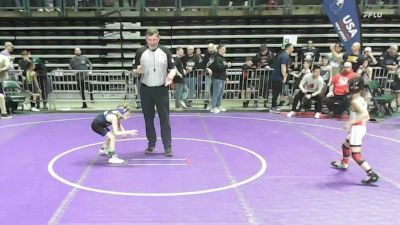 55 lbs Consi Of 8 #1 - Dylan Yoon, Red Nose vs Arturo DelVecchio, Cordoba Trained
