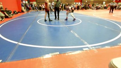 120 lbs Rr Rnd 2 - Sean Taylor, Sallisaw Takedown Club vs Will Branchcomb, Warner Eagles Youth Wrestling