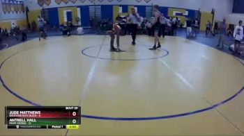 126 lbs Placement (16 Team) - Jude Matthews, Backyard Boyz Black vs Antrell Hall, Miami Vikings