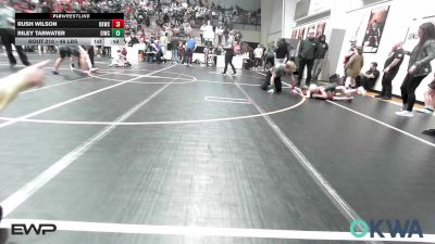 46 lbs Semifinal - Rush Wilson, Keystone Kids Wrestling Club vs Riley Tarwater, Eufaula Ironheads Wrestling Club
