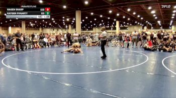 144 lbs Semis & 5th Wb (32 Team) - Hagen Sharp, Guerilla WC vs Kayden Fogarty, Morris Fitness Dynasty