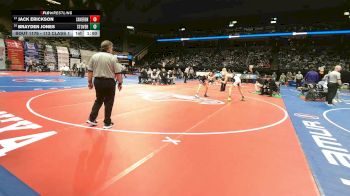 113 Class 1 lbs Quarterfinal - Jack Erickson, Cameron vs Brayden Jones, Stover