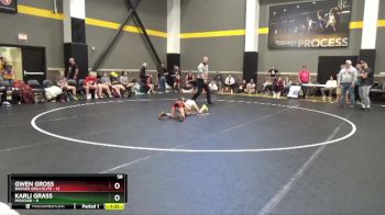 58 lbs Round 2 (4 Team) - Gwen Gross, Badger Girls Elite vs Karli Grass, Missouri