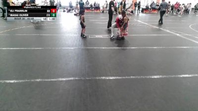 40/45 1st Place Match - Masai Oliver, Summerville Takedown Club vs Eli Franklin, Mighty Warriors Wrestling Acad