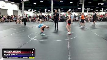 78 lbs Round 6 (8 Team) - Mckenzie Astorino, U2 Women Of The Uprising vs Maddie Sepelya, Validus WC